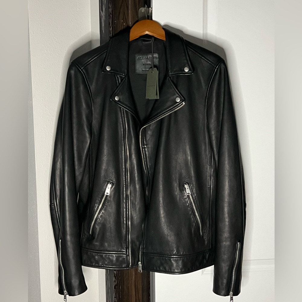 All saints Tyson leather jacket